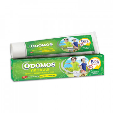 Odomos Naturals Non-Sticky Mosquito Repellent Cream 50G